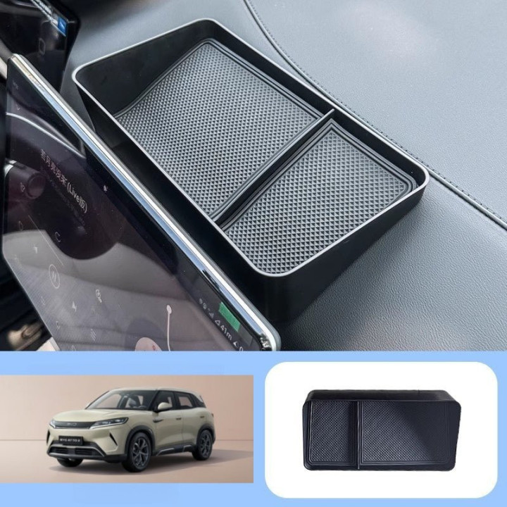 For BYD ATTO 2 Behind Screen Storage Tray Tissue Box