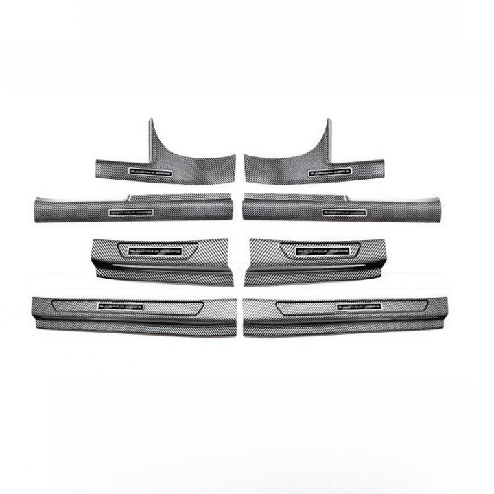 Carbon Fiber ABS Door Sill Protectors for BYD Sealion 7