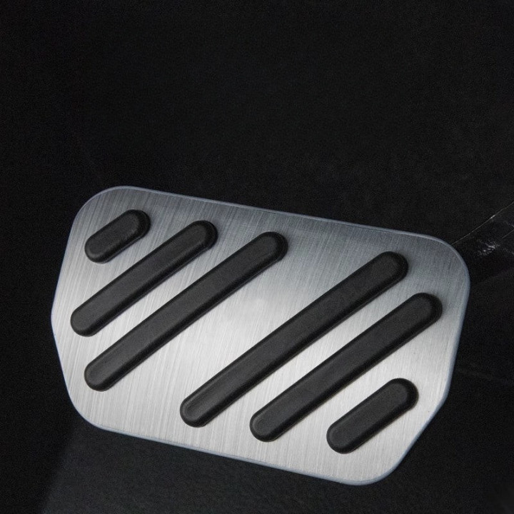 Brushed Aluminum Performance Pedal Covers for BYD ATTO 2/ATTO 3