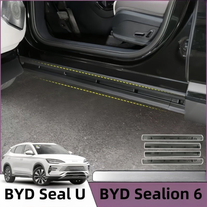 Door Mud Guards for BYD Seal U/Seal U DM -i/Sealion 6 (4 Pcs)