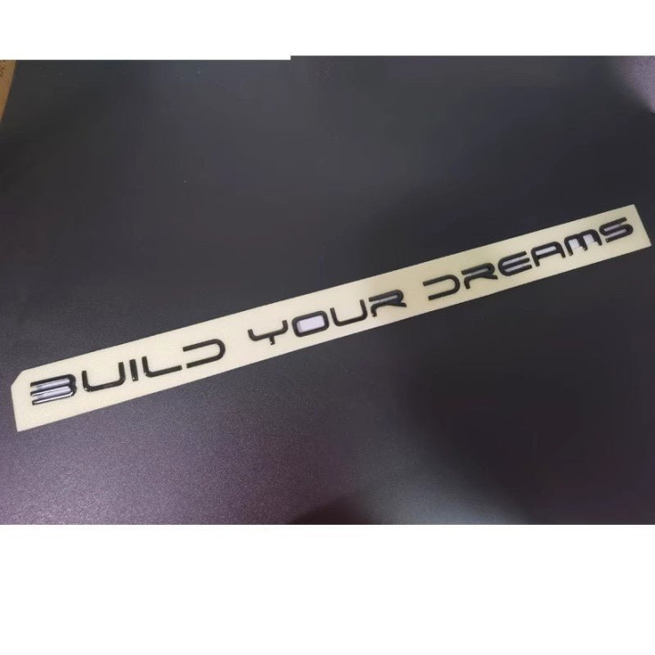 Black Emblem Sticker for BYD Seal U/Sealion 6/Song Plus