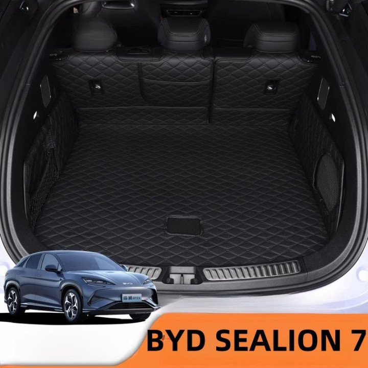 Leather Full Coverage Trunk Mat for BYD Sealion 7