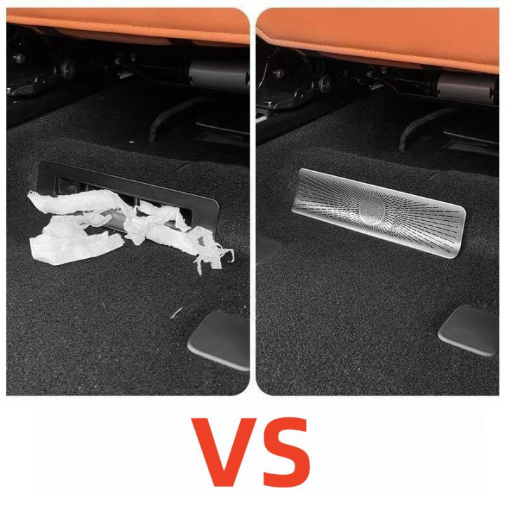 Stainless Steel Under-Seat Air Vent Covers for BYD Sealion 7
