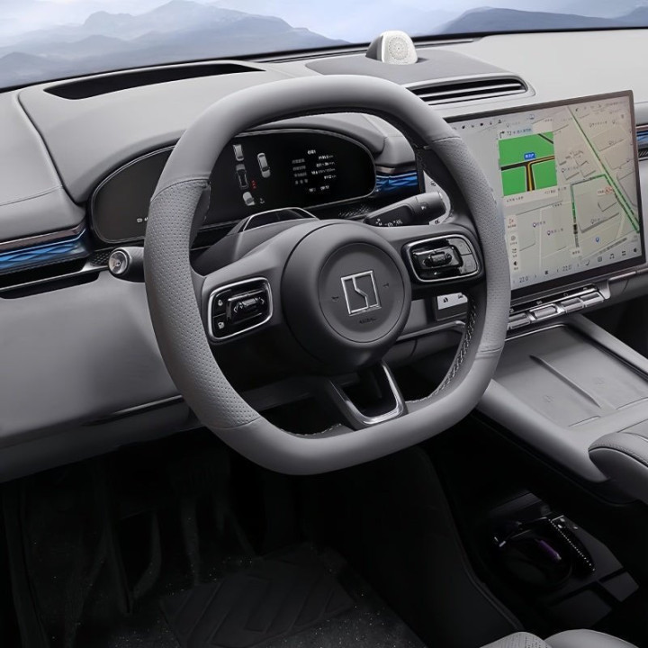 Premium Leather Steering Wheel Cover for Zeekr 7GT / 7X