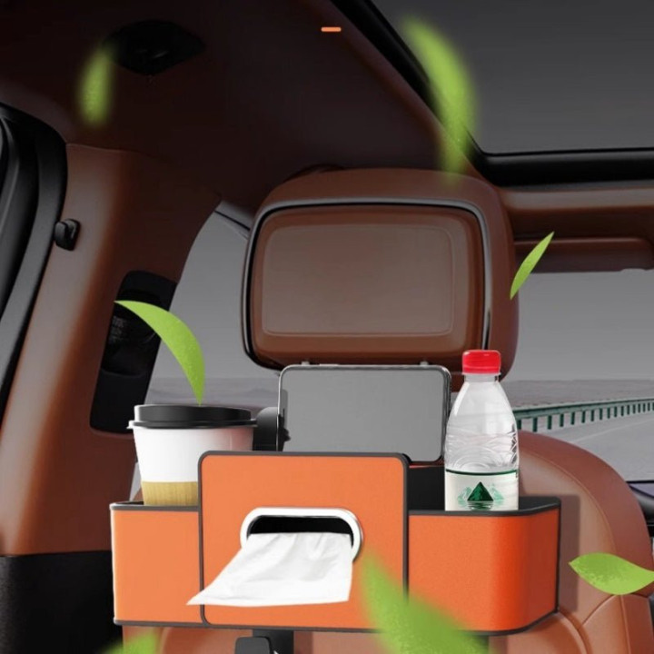 Car Rear Passenger Tissue Box & Phone Holder for XPENG G6/G9/P7/P7+/X9