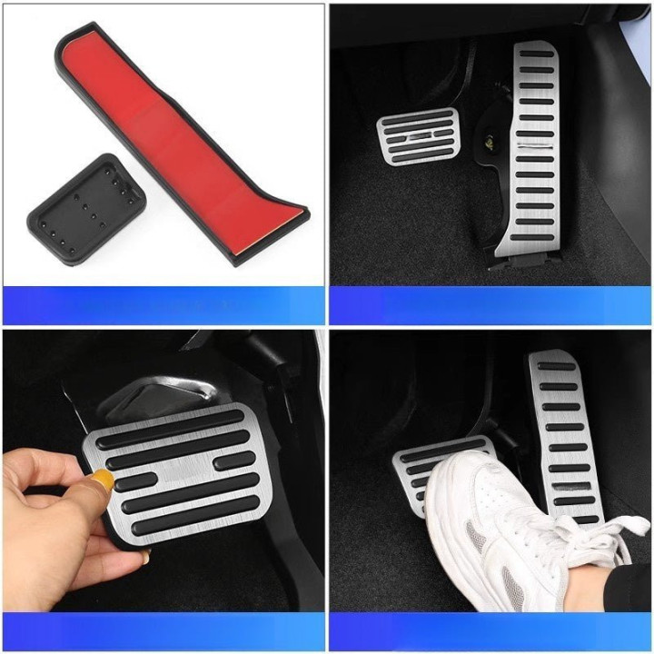 Brushed Aluminum Performance Pedal Covers for BYD Sealion 7/Sealion 8