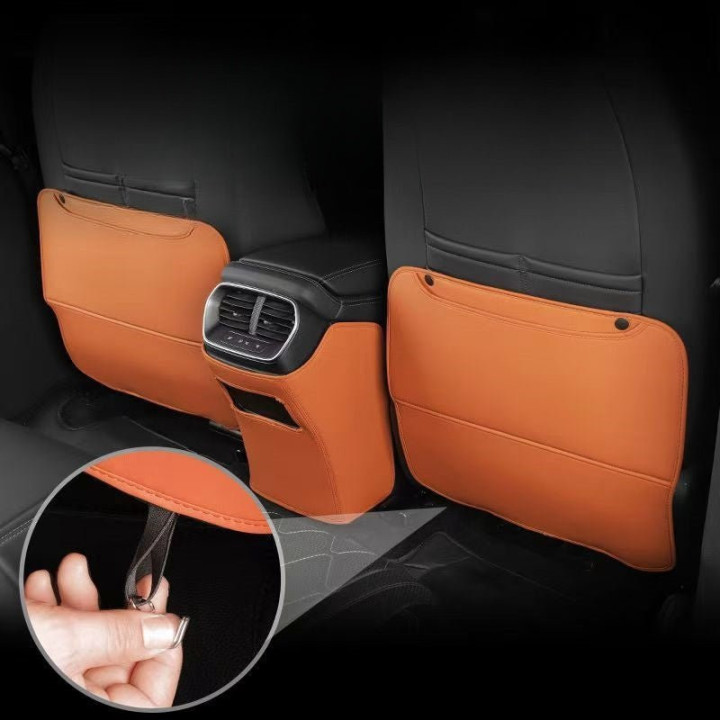 Leather Seat Back Anti-Kick Protector Mats for BYD Sealion 7
