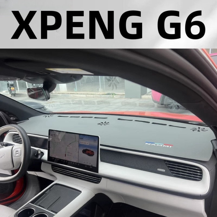 Mata na deskę rozdzielczą skórzana do Xpeng G6 – zdjęcie 3