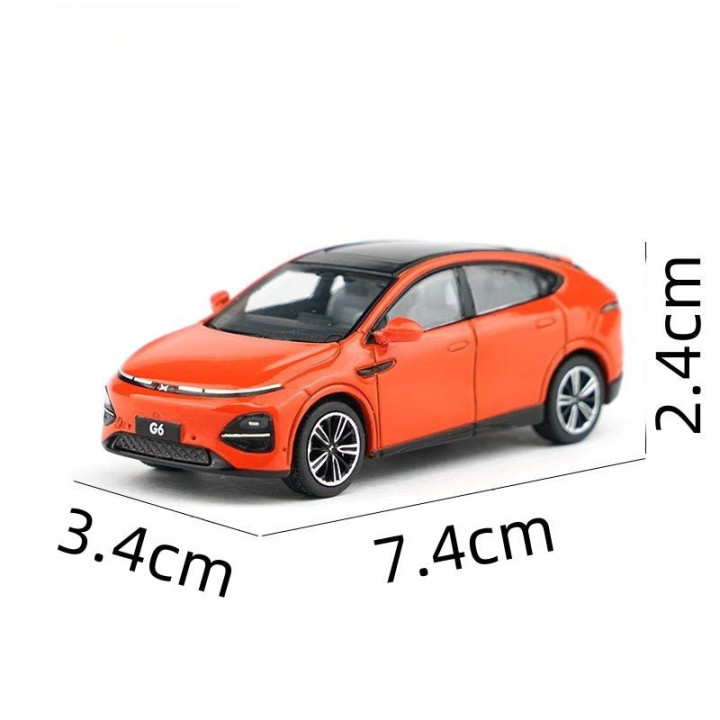 1:64 Scale Alloy Simulation Car Model for XPeng G6 G9 P7 P7+ X9
