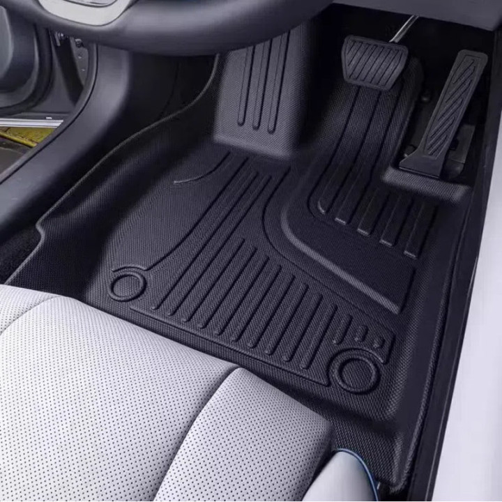 For ZEEKR 001 All-Weather Rubber TPE Floor Mat Carpet Trunk Mat