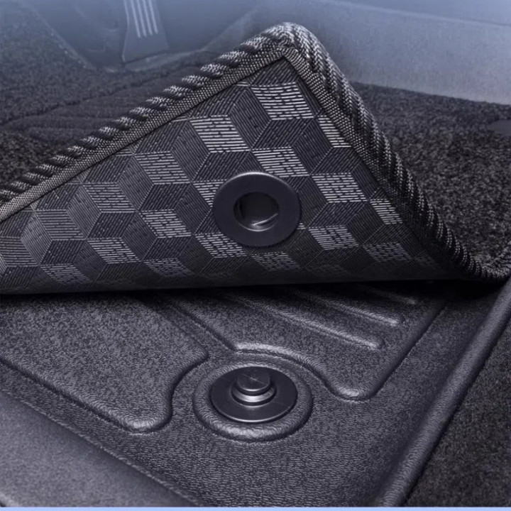 For ZEEKR 001 All-Weather Rubber TPE Floor Mat Carpet Trunk Mat