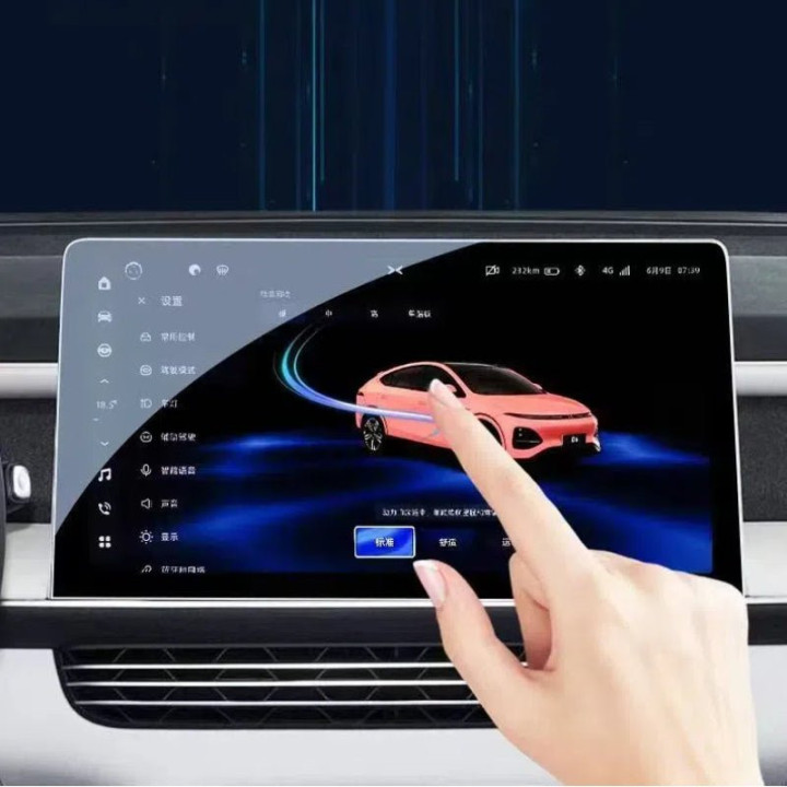 Tempered Glass Screen Protector for Xpeng G6 Dashboard & Nav Display