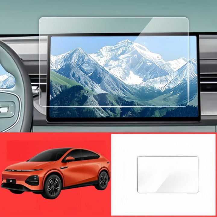Tempered Glass Screen Protector for Xpeng G6 Dashboard & Nav Display