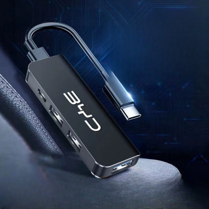 4-in-1 USB Hub Dock Charger for BYD