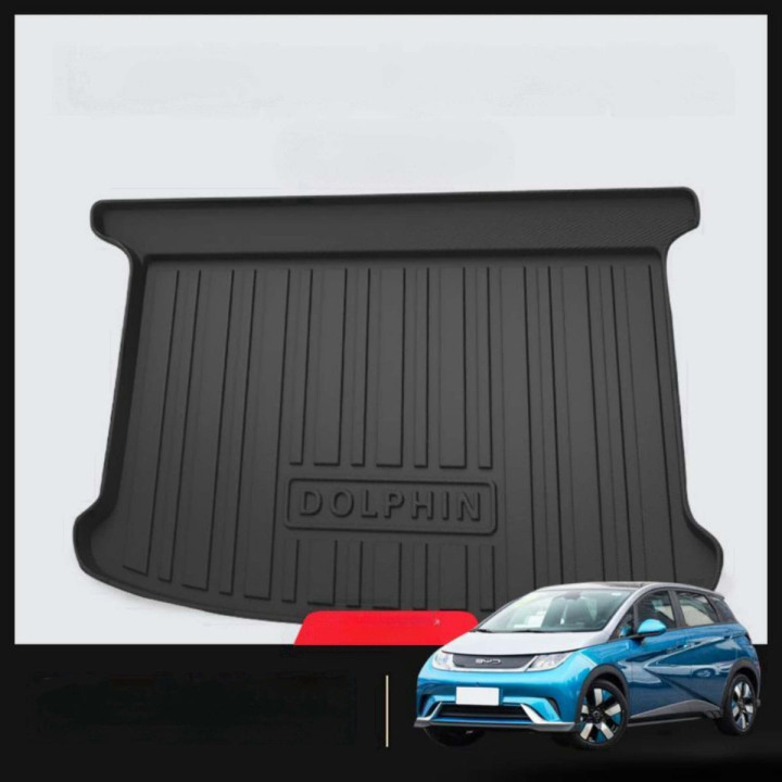 For BYD DOLPHIN Trunk Rubber Floor Mat