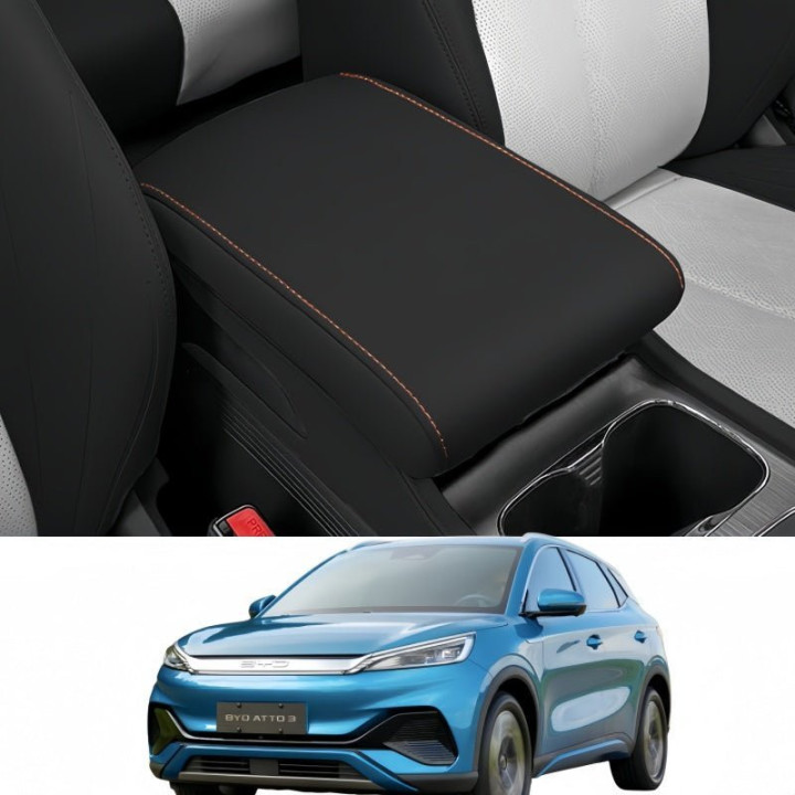 Leather Center Armrest Cover Protector for BYD ATTO 3