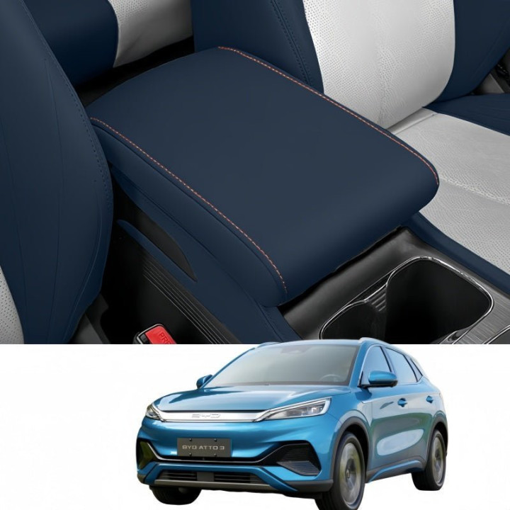 Leather Center Armrest Cover Protector for BYD ATTO 3