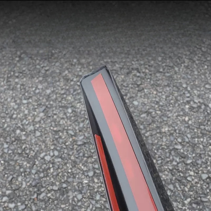 Black Roof Rail Trim for ZEEKR 7X