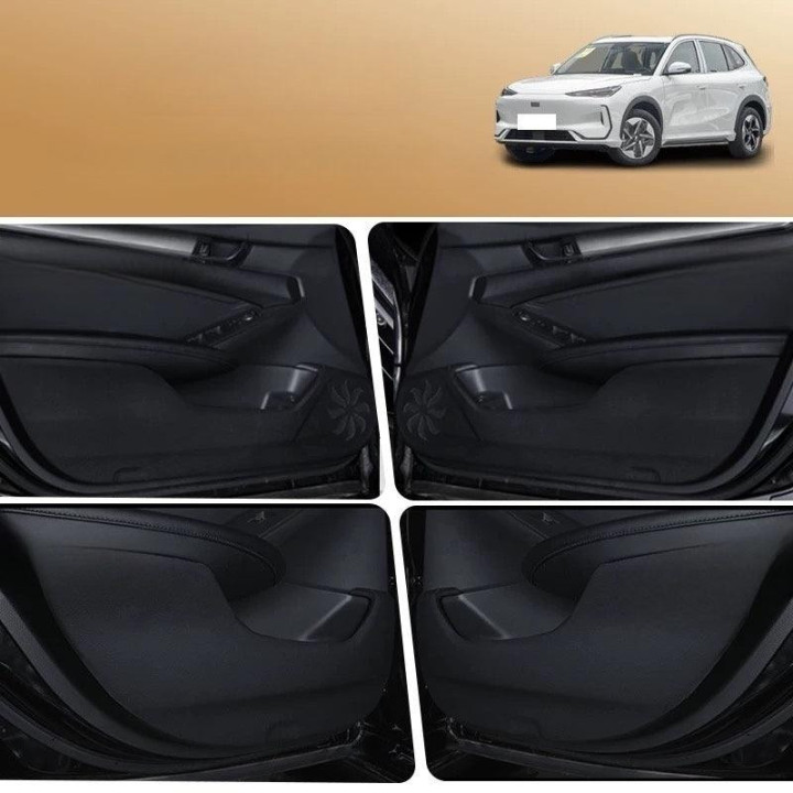 Car Door Sill Protectors and Door Kick Plate for Geely