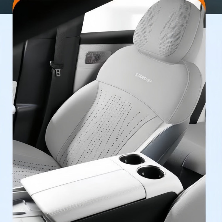 Half-Wrapped Premium Suede Seat Covers for Geely Starray EM-i