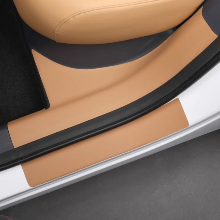 Door Sill Leather Protector Strips for Geely Starray EM-i