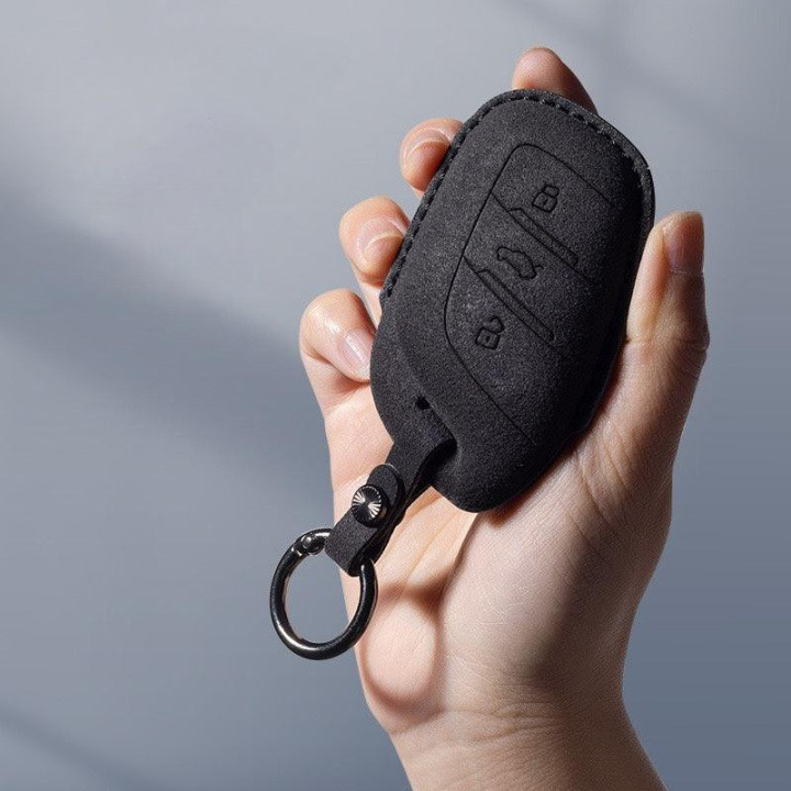 Etui z zamszu na kluczyk do MG HS, MG ZS, MG3, MG4, MG5, MGS5, MGS6 – zdjęcie 2