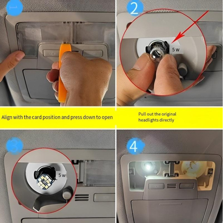 Żarówki LED do lampki do czytania do MG ZS i MG4 – zdjęcie 6