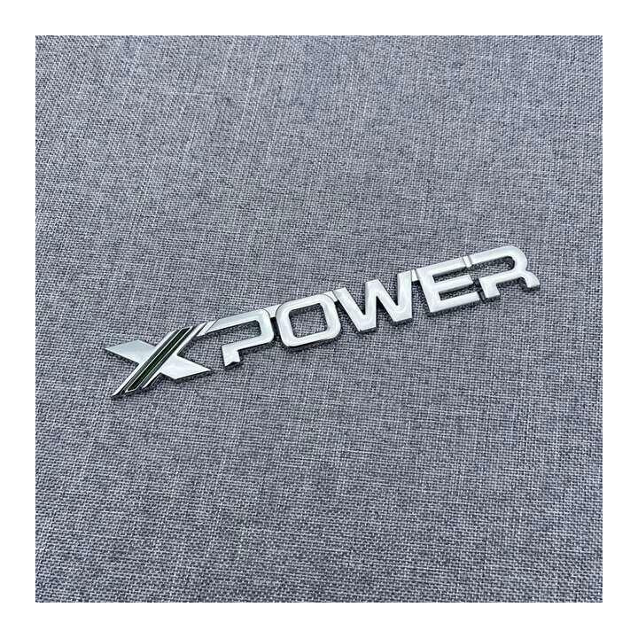 Naklejka logo XPOWER czarno-zielona do MG HS, MG ZS, MG3, MG4 – zdjęcie 3