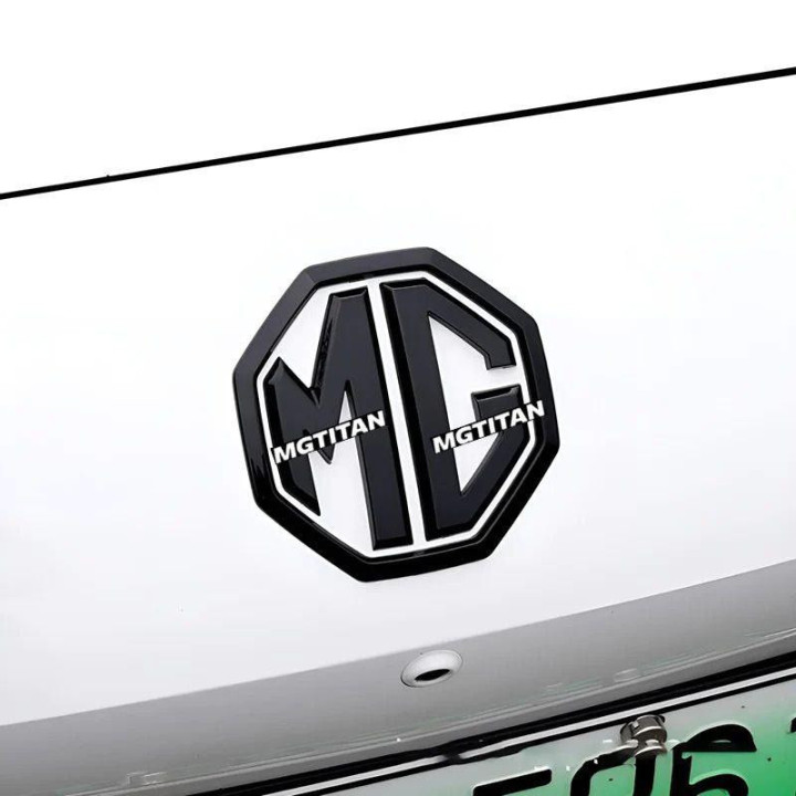 Emblematy samoprzylepne czarny połysk do MG4 i MGS5 – zdjęcie 3