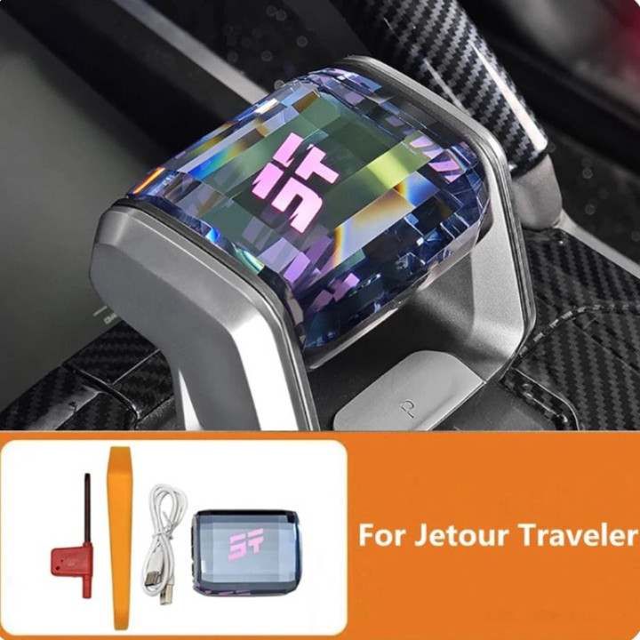 Kryształowy selektor biegów do Jetour T1 i Jetour T2 – zdjęcie 3