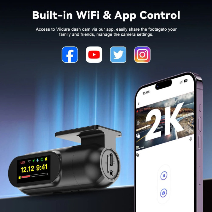 Wideorejestrator 2K V40 do Omoda 5, Omoda 7 i Jaecoo 7 – zdjęcie 7