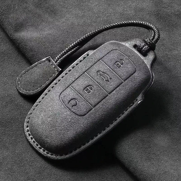 Skórzane etui na kluczyk keyless do Jaecoo 7 i Jaecoo 8 – 3 wzory – zdjęcie 2