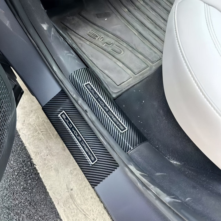 Osłony ABS w stylu włókna węglowego do BYD Atto 2 – zdjęcie 4