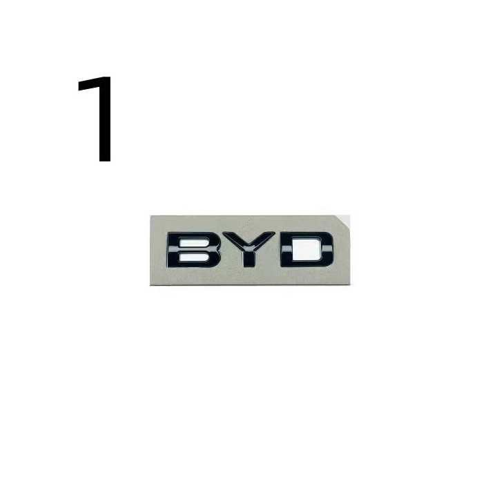 Emblemat tylnego zderzaka czarny połysk do BYD – zdjęcie 3