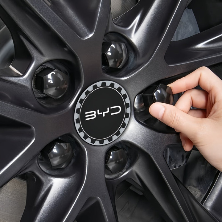 Osłonki śrub kół kolorowe do BYD – zdjęcie 2