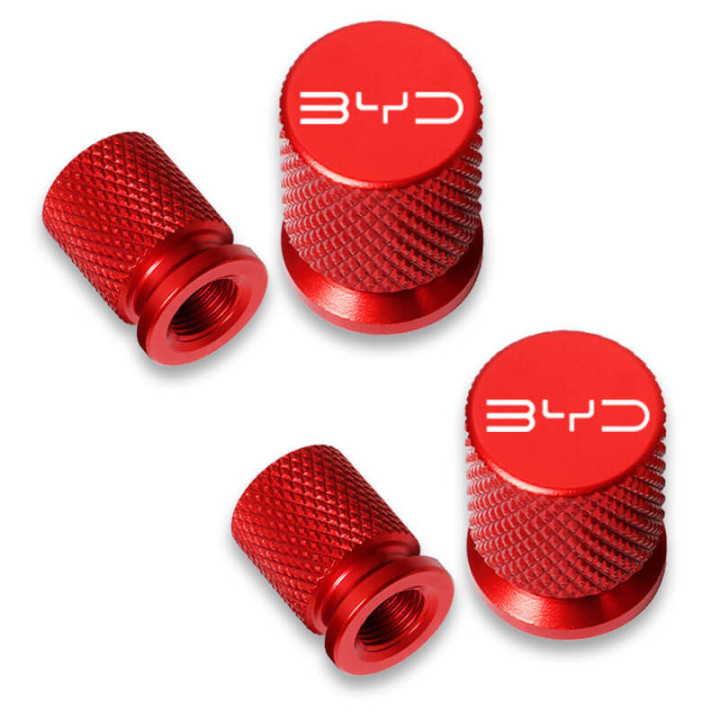 Aluminiowe kapturki wentyli do BYD Atto, Dolphin, Seal, Han, Tang – zdjęcie 3