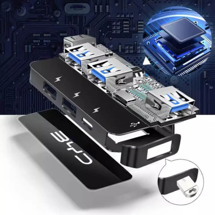 Hub USB 4-w-1 z ładowarką do BYD – zdjęcie 5
