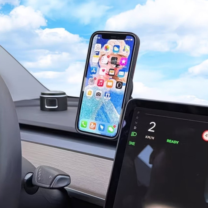 Magnetyczny uchwyt na telefon do BYD – zdjęcie 4