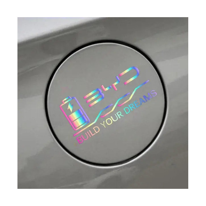Naklejka laserowa na klapkę ładowania do BYD – zdjęcie 3