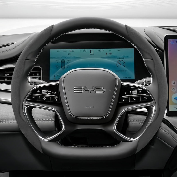 Dzielona nakładka na kierownicę do BYD Atto 2, Atto 3, Dolphin – zdjęcie 2