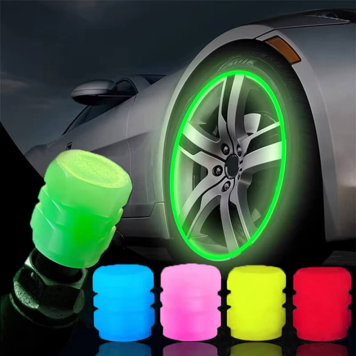 Fluorescencyjne nakrętki wentyli 20 szt. do BYD