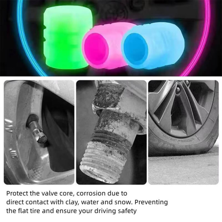 Fluorescencyjne nakrętki wentyli 20 szt. do BYD – zdjęcie 3