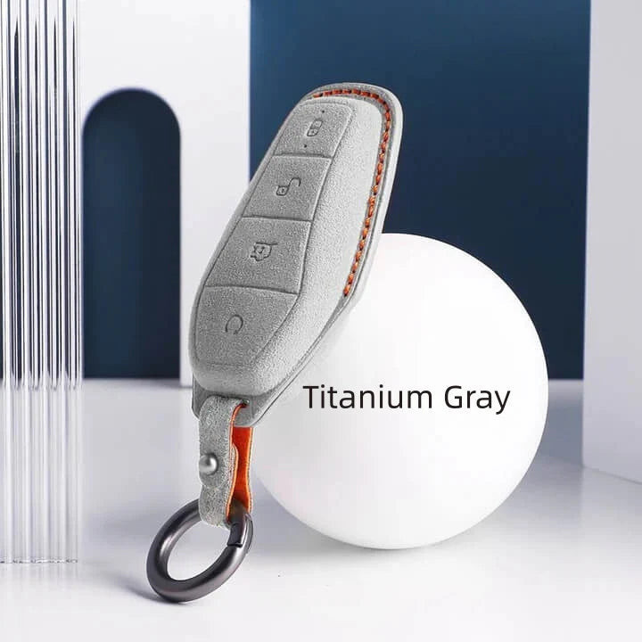 Etui na kluczyk z Alcantara® do BYD – zdjęcie 9