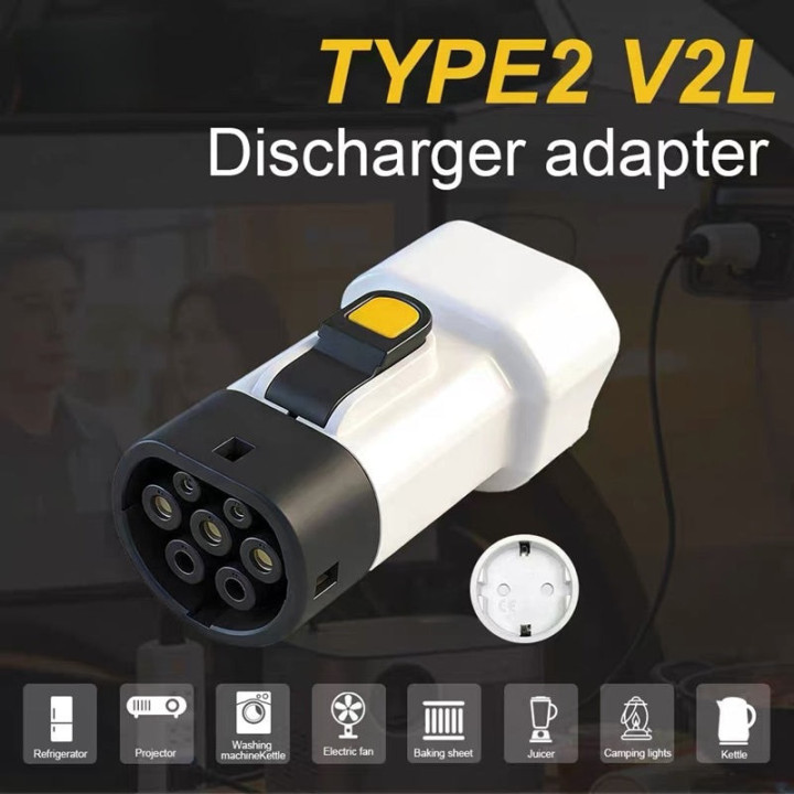Adapter V2L Type 2 z gniazdem EU do BYD – zdjęcie 5
