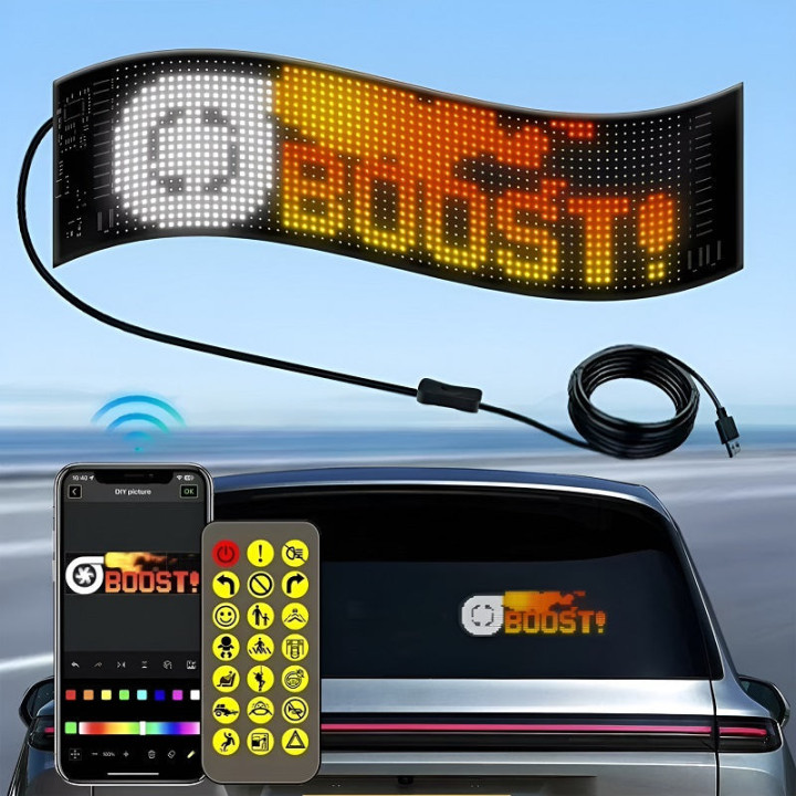 Elastyczny panel LED matrix do BYD