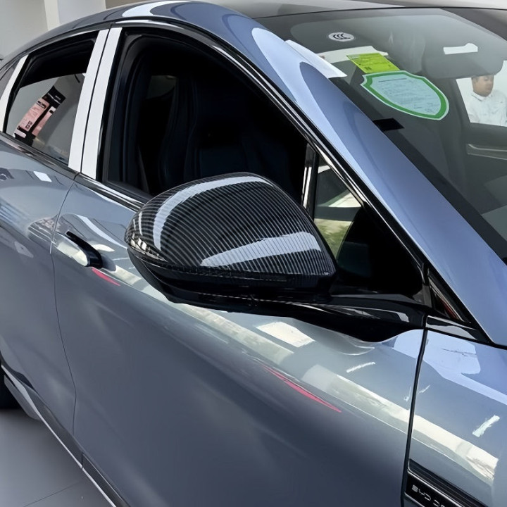 Nakładki lusterek w stylu carbon do BYD Sealion 7 – zdjęcie 4