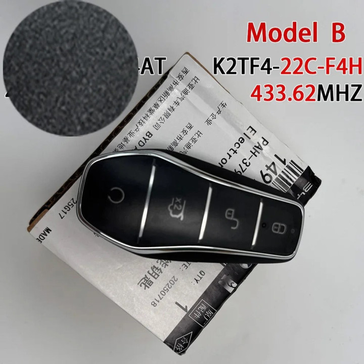 Kluczyk smart OEM 433 MHz do BYD Atto 3, Dolphin, Seal U – zdjęcie 3