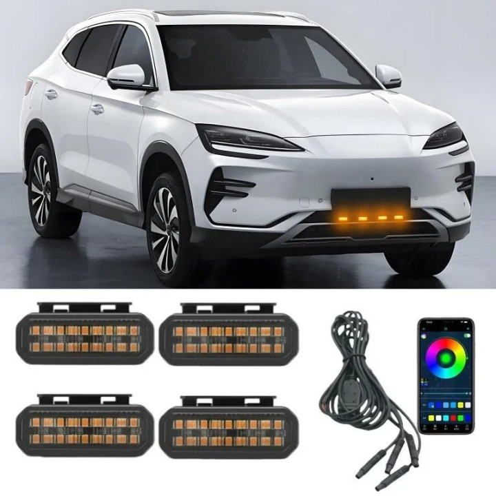 Przednie światło grilla 18LED do BYD Seal U – zdjęcie 7