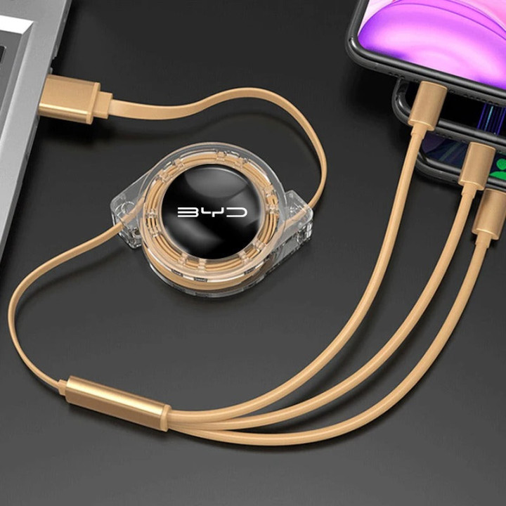 Kabel 3 w 1 zwijany do ładowania do BYD i Denza D9 – zdjęcie 13