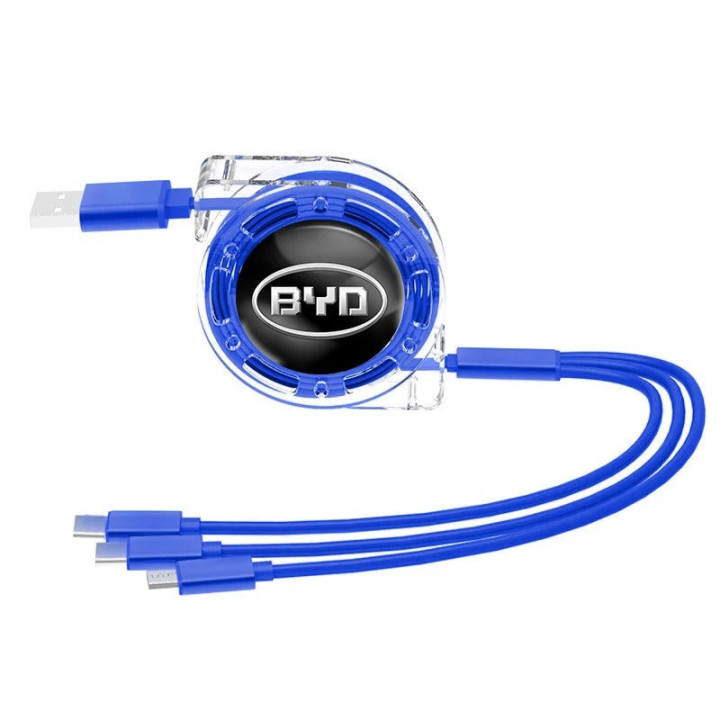 Kabel 3 w 1 zwijany do ładowania do BYD i Denza D9 – zdjęcie 15